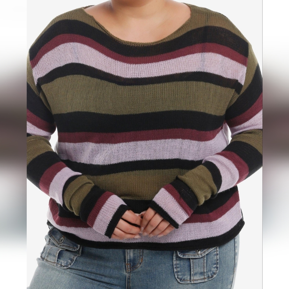 Social Collision Punk Lightweight Sweater